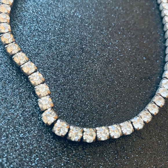 Vintage Sterling ‘Diamond’ Necklace - Picture 4 of 14